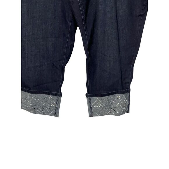 NWOT Catherines Women's Plus Size Shimmer Cuff Jean Size 26W - Picture 3 of 4